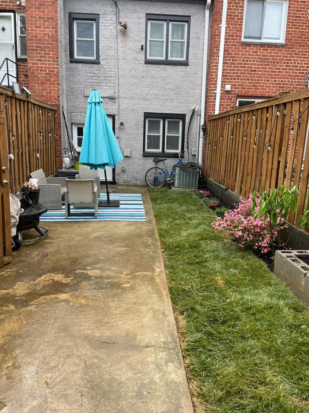 Completed lawn and garden project